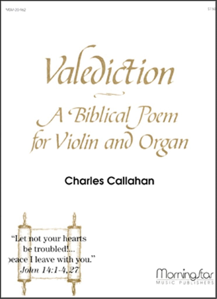 Valediction: A Biblical Poem for Violin and Organ